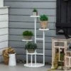 Outsunny 5 Tier Corner Plant Stand - White - 845-758V00WT 17 Outsunny 5 Tier Corner Plant Stand - White - 845-758V00WT -OUTSUNNY Sales Shop outsunny 845758v00wt lifestyle