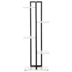 Outsunny 5 Tier Corner Plant Stand - White/Black - 845-759V00WT -OUTSUNNY Sales Shop outsunny 845759v00wt