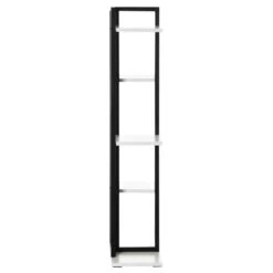 Outsunny 5 Tier Corner Plant Stand - White/Black - 845-759V00WT -OUTSUNNY Sales Shop outsunny 845759v00wt side view