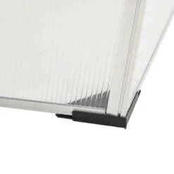 Outsunny Raised Bed With Mini Greenhouse And Cold Frame - Silver - 845-779V00SR -OUTSUNNY Sales Shop outsunny 845779v00sr angle