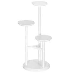 Outsunny 3 Tier Corner Plant Stand - White - 845-811V00WT 12 Outsunny 3 Tier Corner Plant Stand - White - 845-811V00WT -OUTSUNNY Sales Shop outsunny 845811v00wt 4