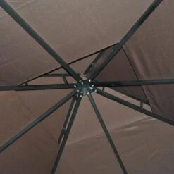 Outsunny 2 Tier Garden Gazebo With Curtains 3000x3000mm - Brown - 84C-043BN 12 Outsunny 2 Tier Garden Gazebo With Curtains 3000x3000mm - Brown - 84C-043BN -OUTSUNNY Sales Shop outsunny 84c 043bn 8
