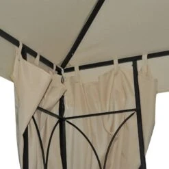 Outsunny 2 Tier Garden Gazebo With Curtains 3000x3000mm - Beige - 84C-043CW -OUTSUNNY Sales Shop outsunny 84c 043cw 8