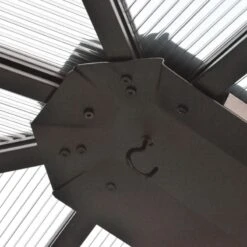 Outsunny Hardtop Garden Gazebo With Mesh Curtains 3600x3000mm - Dark Grey - 84C-049V01 -OUTSUNNY Sales Shop outsunny 84c 049v01 8