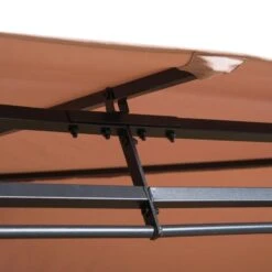 Outsunny 2 Tier Garden Gazebo With Curtains 3000x4000mm - Khaki - 84C-050 -OUTSUNNY Sales Shop outsunny 84c 050 11