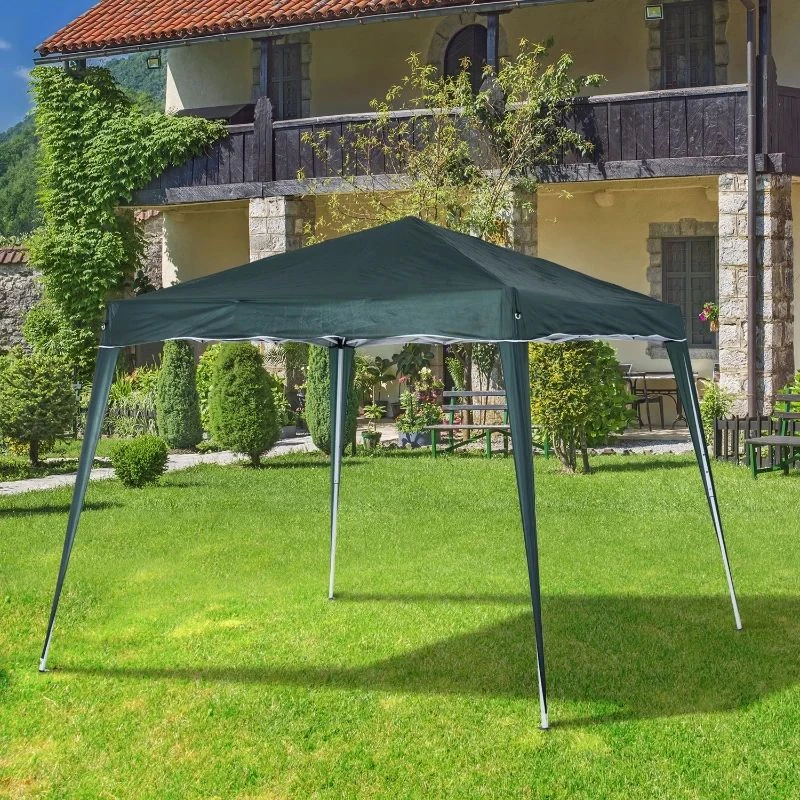 Outsunny Pop-Up Garden Gazebo With Carry Bag 3000x3000mm - Green - 84C-075GN 1 Outsunny Pop-Up Garden Gazebo With Carry Bag 3000x3000mm - Green - 84C-075GN