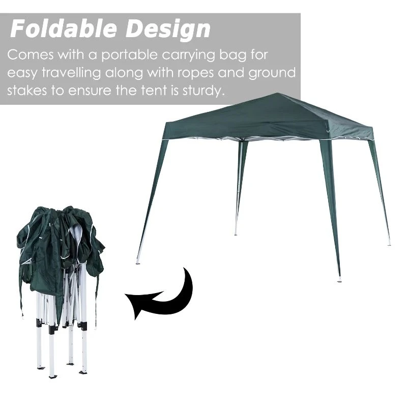 Outsunny Pop-Up Garden Gazebo With Carry Bag 3000x3000mm - Green - 84C-075GN 7 Outsunny Pop-Up Garden Gazebo With Carry Bag 3000x3000mm - Green - 84C-075GN - Image 7