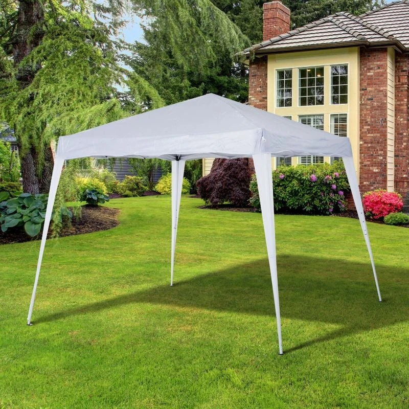 Outsunny Pop-Up Garden Gazebo With Carry Bag 3000x3000mm - White - 84C-075WT 1 Outsunny Pop-Up Garden Gazebo With Carry Bag 3000x3000mm - White - 84C-075WT