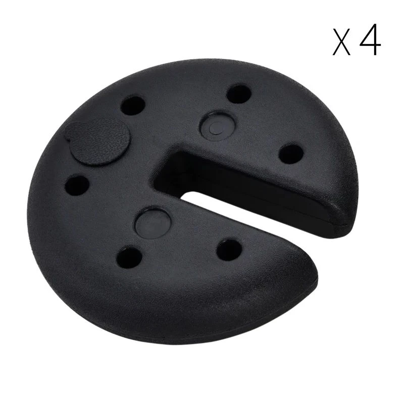 Outsunny Gazebo Self Fill Base Weights X4 - Black - 840C-085 2 Outsunny Gazebo Self Fill Base Weights X4 - Black - 840C-085 - Image 2