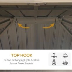 Outsunny Hardtop Garden Gazebo With Curtains And Nets 3000x3600mm - Brown - 84C-095V01 -OUTSUNNY Sales Shop outsunny 84c 095v01 3