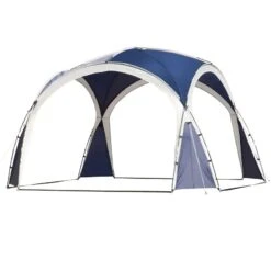 Outsunny Domed Garden Gazebo Tent 3500x3500mm - Blue/Grey - 84C-110BU -OUTSUNNY Sales Shop outsunny 84c 110bu 11