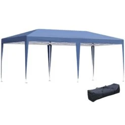 Outsunny Pop-Up Garden Gazebo With Carry Bag 6000x3000mm - Blue - 84C-118V01 -OUTSUNNY Sales Shop outsunny 84c 118v01db 1
