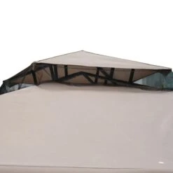 Outsunny 2 Tier Garden Gazebo With Curtains 3000x3000mm - Taupe - 84C-133CG 12 Outsunny 2 Tier Garden Gazebo With Curtains 3000x3000mm - Taupe - 84C-133CG -OUTSUNNY Sales Shop outsunny 84c 133cg 11