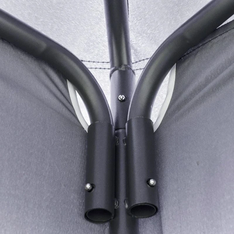 Outsunny 2 Tier Garden Gazebo 3500x3500mm - Grey - 84C-183 3 Outsunny 2 Tier Garden Gazebo 3500x3500mm - Grey - 84C-183 - Image 3