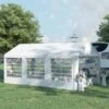 Outsunny Marquee With 6x Windows & 2 Doors 3000x6000mm - White - 84C-206 -OUTSUNNY Sales Shop outsunny 84c 206 9