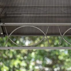 Outsunny Hardtop Garden Gazebo With Curtains 3000x3000mm - Grey - 84C-212 -OUTSUNNY Sales Shop outsunny 84c 212 6