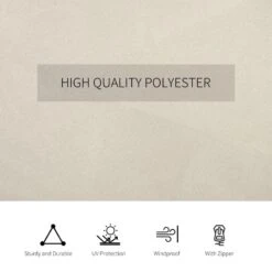 Outsunny Gazebo 4x Replacement Sidewalls 3000x3000mm - Beige - 84C-226V02BG 18 Outsunny Gazebo 4x Replacement Sidewalls 3000x3000mm - Beige - 84C-226V02BG -OUTSUNNY Sales Shop outsunny 84c 226v02bg 5