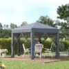 Outsunny Pop-up Hexagon Gazebo With Mesh Sidewalls 3200x3200mm - Grey - 84C-227CG -OUTSUNNY Sales Shop outsunny 84c 227cg 14