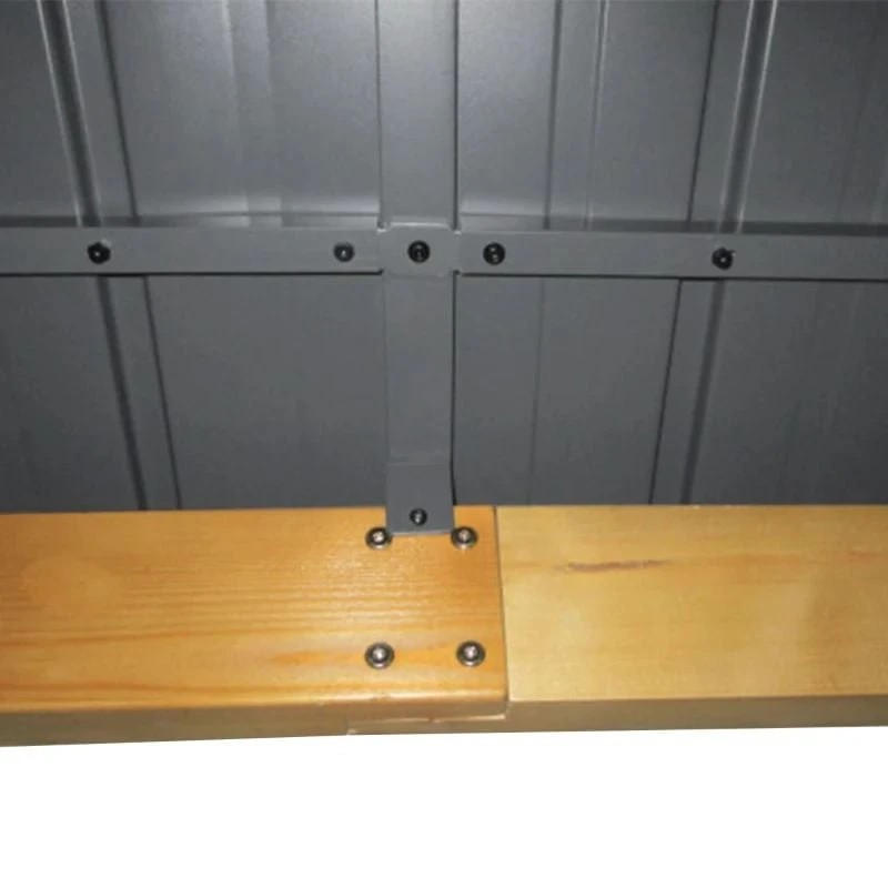 Outsunny Hardtop Garden Gazebo With Wooden Frame 3000x3000m - Grey - 84C-253GY 4 Outsunny Hardtop Garden Gazebo With Wooden Frame 3000x3000m - Grey - 84C-253GY - Image 4