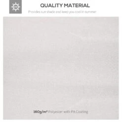 Outsunny 2 Tier Gazebo Replacement Canopy 3000x3000mm - Beige - 84C-314 -OUTSUNNY Sales Shop outsunny 84c 314 3