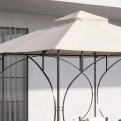 Outsunny 2 Tier Gazebo Replacement Canopy 3000x3000mm - Beige - 84C-314 -OUTSUNNY Sales Shop outsunny 84c 314 7