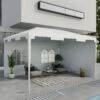 Outsunny Garden Gazebo Marquee With 2 Sidewalls 3000x4000mm - White - 84C-328V01WT 21 Outsunny Garden Gazebo Marquee With 2 Sidewalls 3000x4000mm - White - 84C-328V01WT -OUTSUNNY Sales Shop outsunny 84c 328v01wt 9