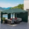 Outsunny Garden Gazebo Marquee With 2 Sidewalls 3000x4000mm - Green - 84C-329V01GN 20 Outsunny Garden Gazebo Marquee With 2 Sidewalls 3000x4000mm - Green - 84C-329V01GN -OUTSUNNY Sales Shop outsunny 84c 329v01gn 10