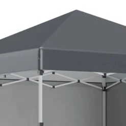 Outsunny Pop-Up Garden Gazebo With Leg Weight Bags And 2 Side Walls 3000x3000mm - Dark Grey - 84C-403V00CG -OUTSUNNY Sales Shop outsunny 84c 403v00cg 8