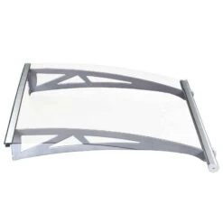 Outsunny Outdoor Door Canopy 1.2m -Transparent/Silver - B70-031 13 Outsunny Outdoor Door Canopy 1.2m -Transparent/Silver - B70-031 -OUTSUNNY Sales Shop outsunny b70031 3