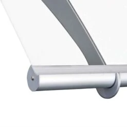 Outsunny Outdoor Door Canopy 1.2m -Transparent/Silver - B70-031 17 Outsunny Outdoor Door Canopy 1.2m -Transparent/Silver - B70-031 -OUTSUNNY Sales Shop outsunny b70031 close up