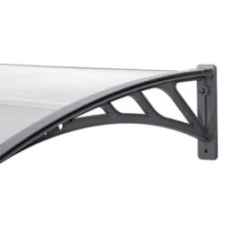 Outsunny Outdoor Door Canopy 2m - Clear Sheet & Grey Bracket - B70-051 14 Outsunny Outdoor Door Canopy 2m - Clear Sheet & Grey Bracket - B70-051 -OUTSUNNY Sales Shop outsunny b70051 bracket