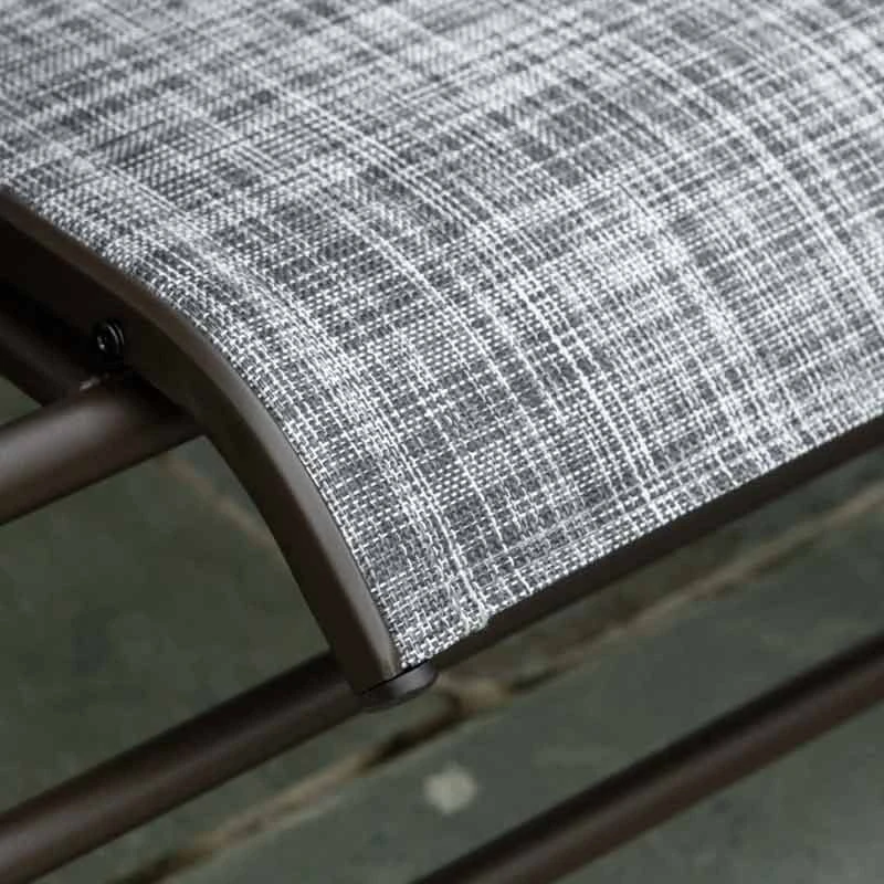 Outsunny Metal Double Garden Swing Chair With Table - Grey - 84A-011V01 6 Outsunny Metal Double Garden Swing Chair With Table - Grey - 84A-011V01 - Image 6