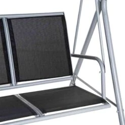 Outsunny Outdoor 3-Seater Swing Chair - Black - 84A-059BK -OUTSUNNY Sales Shop ozea191859f731260.jpg