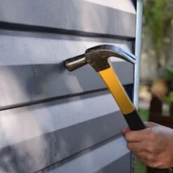 Rowlinson Palram 6x3 Skylight Grey Deco Apex Shed - PLSKY63GD -OUTSUNNY Sales Shop p l plsky63gd 5