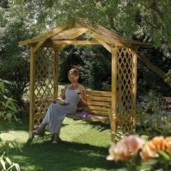 Rowlinson Dartmouth Garden Arbour Swing Seat - PERDART -OUTSUNNY Sales Shop perdart lifestyle