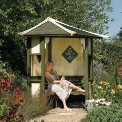 Rowlinson Haven Corner Garden Arbour - PERHAV