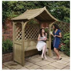 Rowlinson Garden Party Arbour - PERPARH -OUTSUNNY Sales Shop perparh seatfold