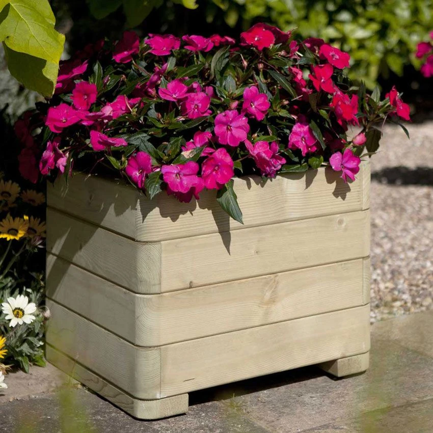 Rowlinson Marberry Square Garden Planter - PLLY50 1 Rowlinson Marberry Square Garden Planter - PLLY50