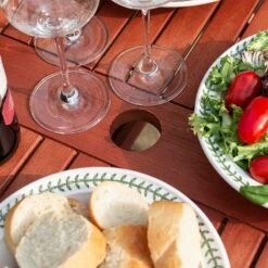 Rowlinson Plumley 7 Piece Dining Set With Grey Cushions - PLUMGREY6 -OUTSUNNY Sales Shop plumgrey6 06 min