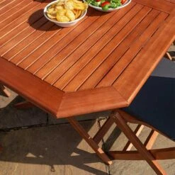 Rowlinson Plumley 7 Piece Dining Set With Grey Cushions - PLUMGREY6 -OUTSUNNY Sales Shop plumgrey6 08 min