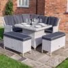 Rowlinson Prestbury 4 Piece Corner Dining Set - PRECORSET -OUTSUNNY Sales Shop prescorset