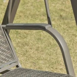 Outsunny 3 Seater Rattan Garden Swing Chair - Brown - 84A-200 -OUTSUNNY Sales Shop qukc0917dc30ac2a1.jpg