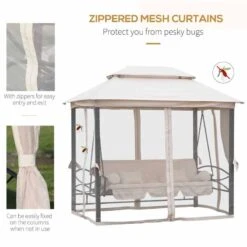 Outsunny 2-in-1 Convertible Gazebo Swing Chair - Cream White - 84A-102 18 Outsunny 2-in-1 Convertible Gazebo Swing Chair - Cream White - 84A-102 -OUTSUNNY Sales Shop qxka091859ab6498d.jpg