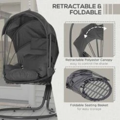 Outsunny Retractable Canopy Hanging Egg Chair With Cushion - Grey - 84A-212 15 Outsunny Retractable Canopy Hanging Egg Chair With Cushion - Grey - 84A-212 -OUTSUNNY Sales Shop rtza091801c81fcf9.jpg