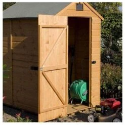 Rowlinson Security Shed 6x4 - SECU6X4T -OUTSUNNY Sales Shop secu6x4t dooropen