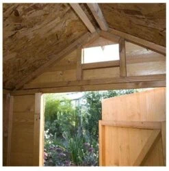 Rowlinson Security Shed 6x4 - SECU6X4T -OUTSUNNY Sales Shop secu6x4t inside