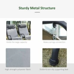 Outsunny 2 Seater Separate Canopy Swing Chair - Grey - 84A-052V70 17 Outsunny 2 Seater Separate Canopy Swing Chair - Grey - 84A-052V70 -OUTSUNNY Sales Shop sfo6b317dc265fa29.jpg