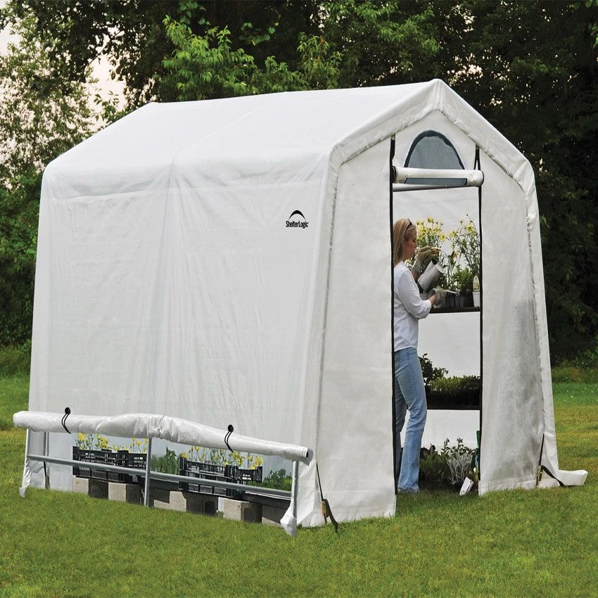 Rowlinson ShelterLogic Greenhouse In A Box 8x8 - SL70655 3 Rowlinson ShelterLogic Greenhouse In A Box 8x8 - SL70655 - Image 3