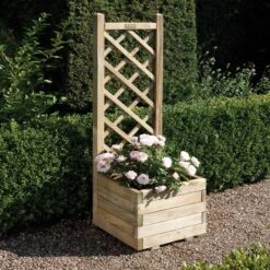 Rowlinson Square Planter & Lattice - SQPLANTLS