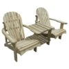Rowlinson Softwood Adirondack Companion Seat - SWADIR02 -OUTSUNNY Sales Shop swadiro2